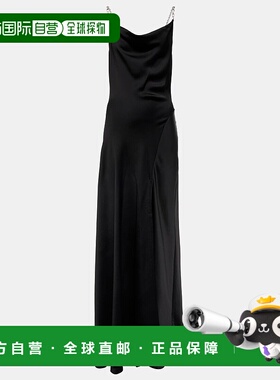 1h可退 香港直邮Simkhai 女士 Finley 精饰缎面长款连衣裙 001397