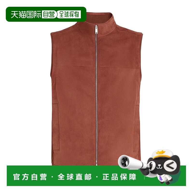 香港直邮Zegna 皮革马甲 UFPVMA9F176P