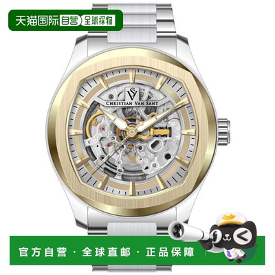 自营Christian Van Sant Men's Romeo Gold Dial Watch - gold 美