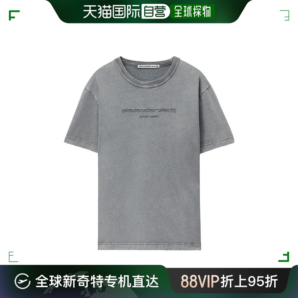 香港直邮潮奢 Alexander Wang亚历山大王女士短袖T恤 UCC2241