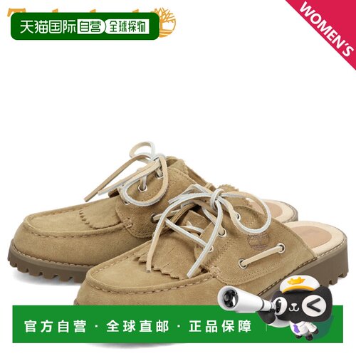 日本直邮Timberland NOREEN 三眼穆勒鞋 女士真皮凉鞋/穆勒鞋（米