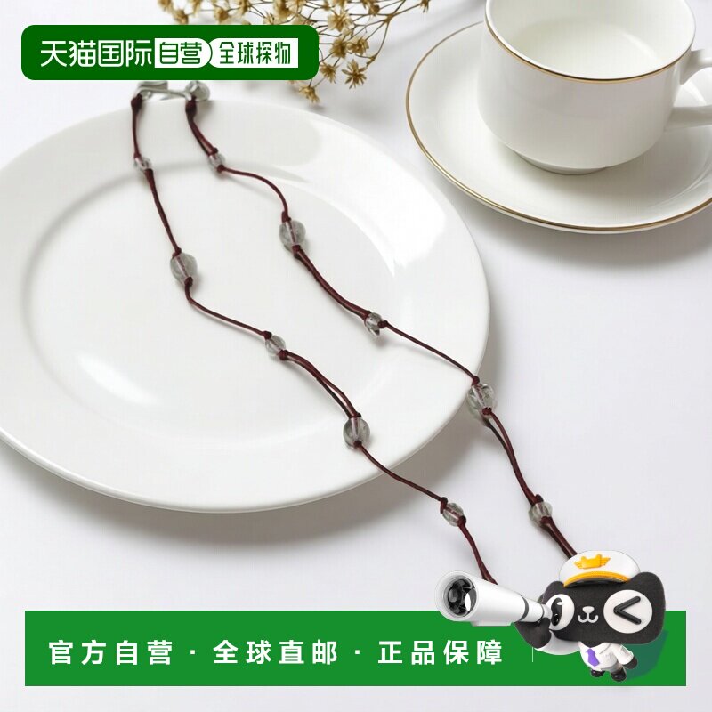 1h可退 日本直邮SMELLY so' 女士 水晶水滴造型银925项链 SM26930