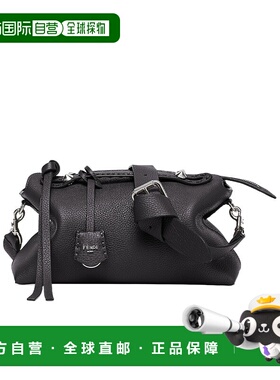 香港直邮FENDI 女士斜挎包 8BL155ASU2F0GXN CO 黑色手提包单肩包