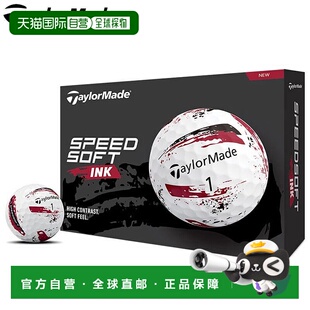 SPEED SOFT 速度软墨水高尔夫球 打 INK 日本直邮TaylorMade