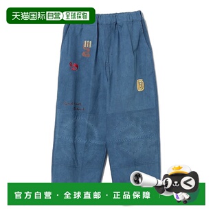 1h可退 日本直邮BEAMS男装Naturally Dyed工装裤 刺绣设计 112437