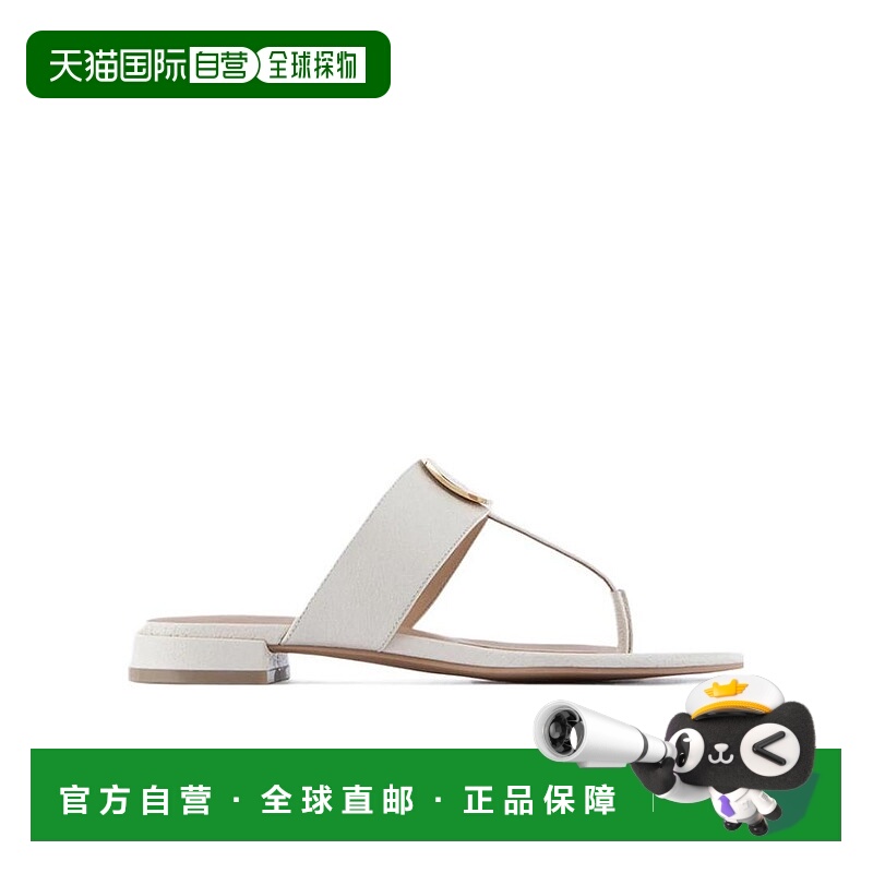 香港直邮Emporio Armani 徽标拖鞋 X3Q078 XF636