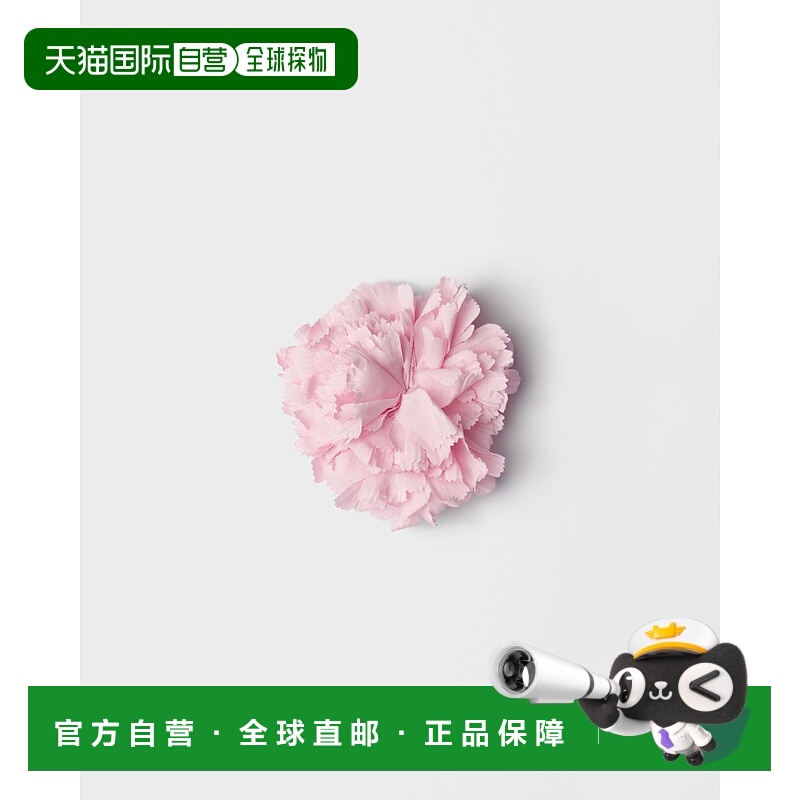 欧洲直邮PRADA (2025) 府绸金属花朵胸针