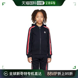 Moncler 香港直邮潮奢 女童海军蓝拉链儿童 99新未使用 盟可睐