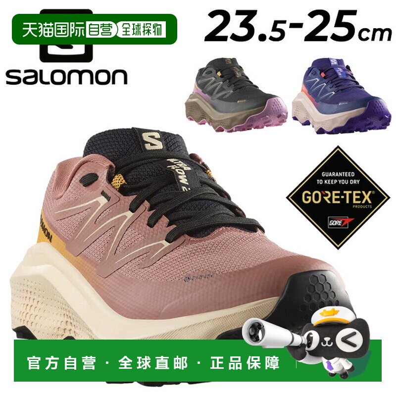 日本直邮Salomon 女士 Ultra Flow 2 越野跑鞋GORE-TEX 防水女士/图片