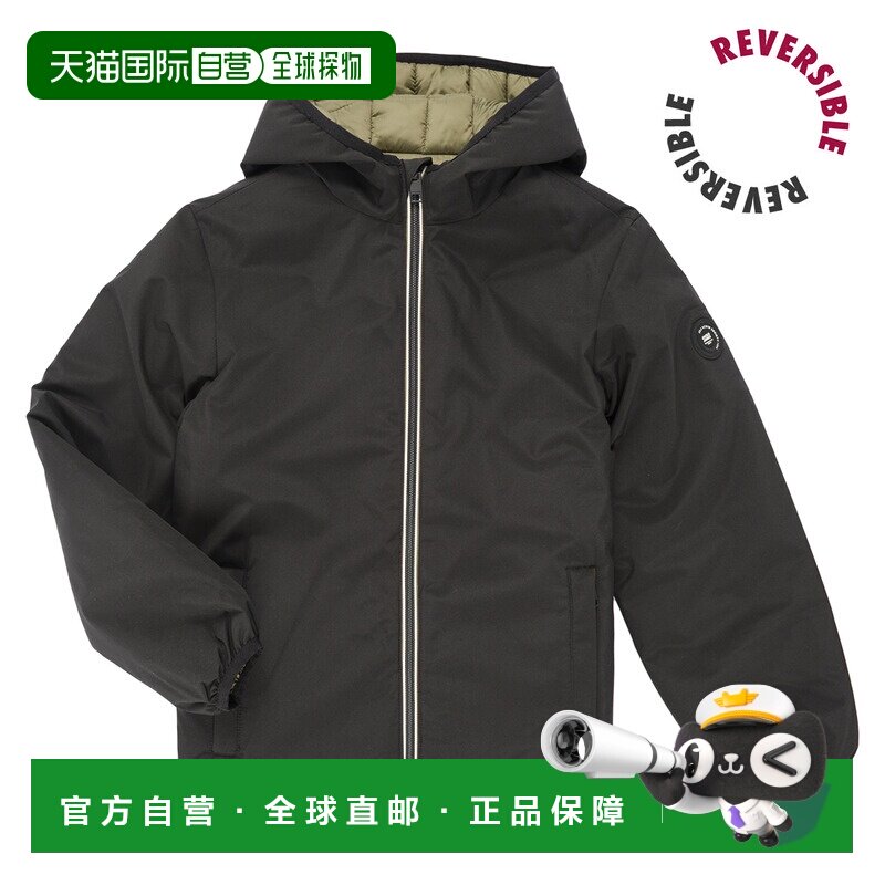 欧洲直邮Jack & Jones 男孩衣服 夹克衫短外套 黑色 冬天 JJEBROO