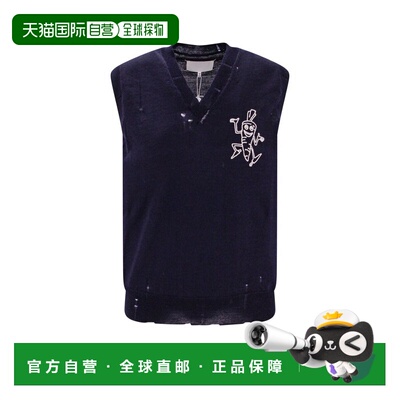 1h可退 香港直邮Maison Margiela 马丁 马吉拉 女士 徽标毛衣 S29