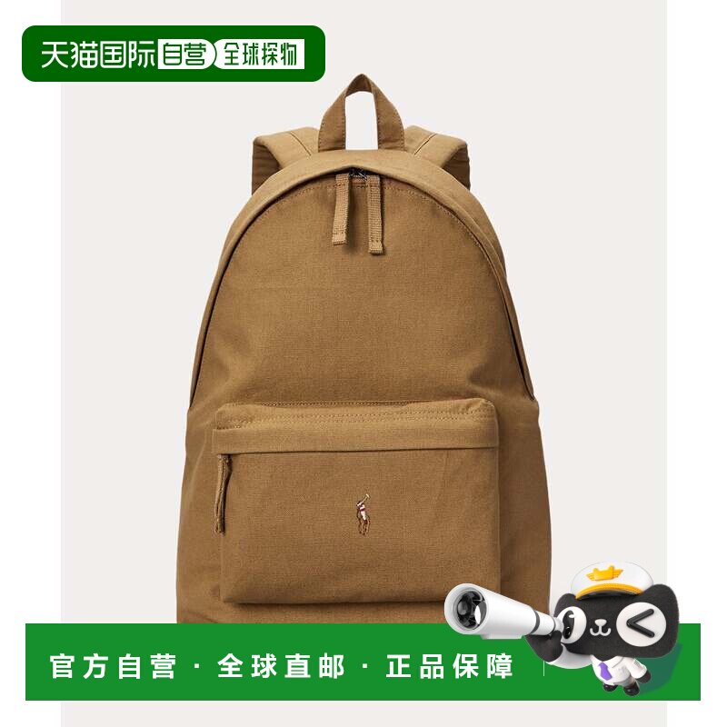 日本直邮Polo Ralph Lauren 帆布背包 270棕色双肩包
