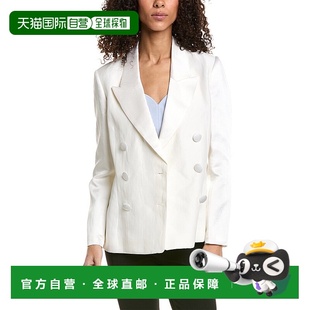 白色 亚麻混纺夹克 美国奥莱直发 Baker 自营Ted