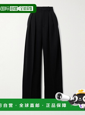 1h可退 香港直邮潮奢 Saint Laurent 圣罗兰 女士 精裁羊毛裤 824