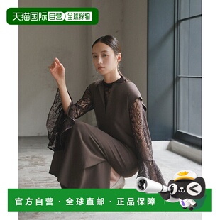 长裙两件套 女士蕾丝喇叭袖 ad50049连衣裙 日本直邮GIRL 1h可退