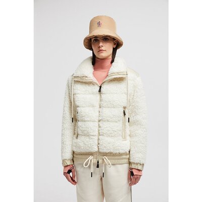 Moncler(盟可睐)带衬垫泰迪熊拉链开衫