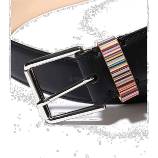 Paul Smith腰带男女同款黑色小巧M1A 4950 BMULKE 79潮流情人礼物