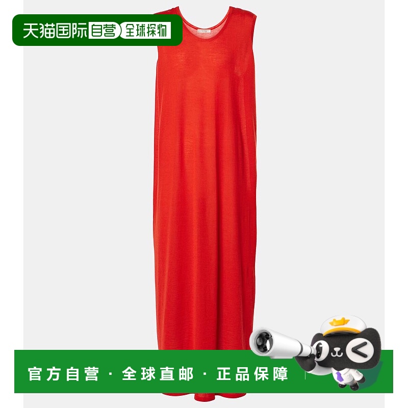 1小时内可退 香港直邮潮奢 The Row 女士 Gianna 羊绒长款连衣裙
