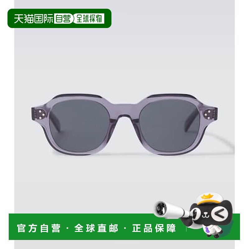 1h可退 香港直邮Celine 思琳 男士 3 HD 圆点方框太阳眼镜配饰