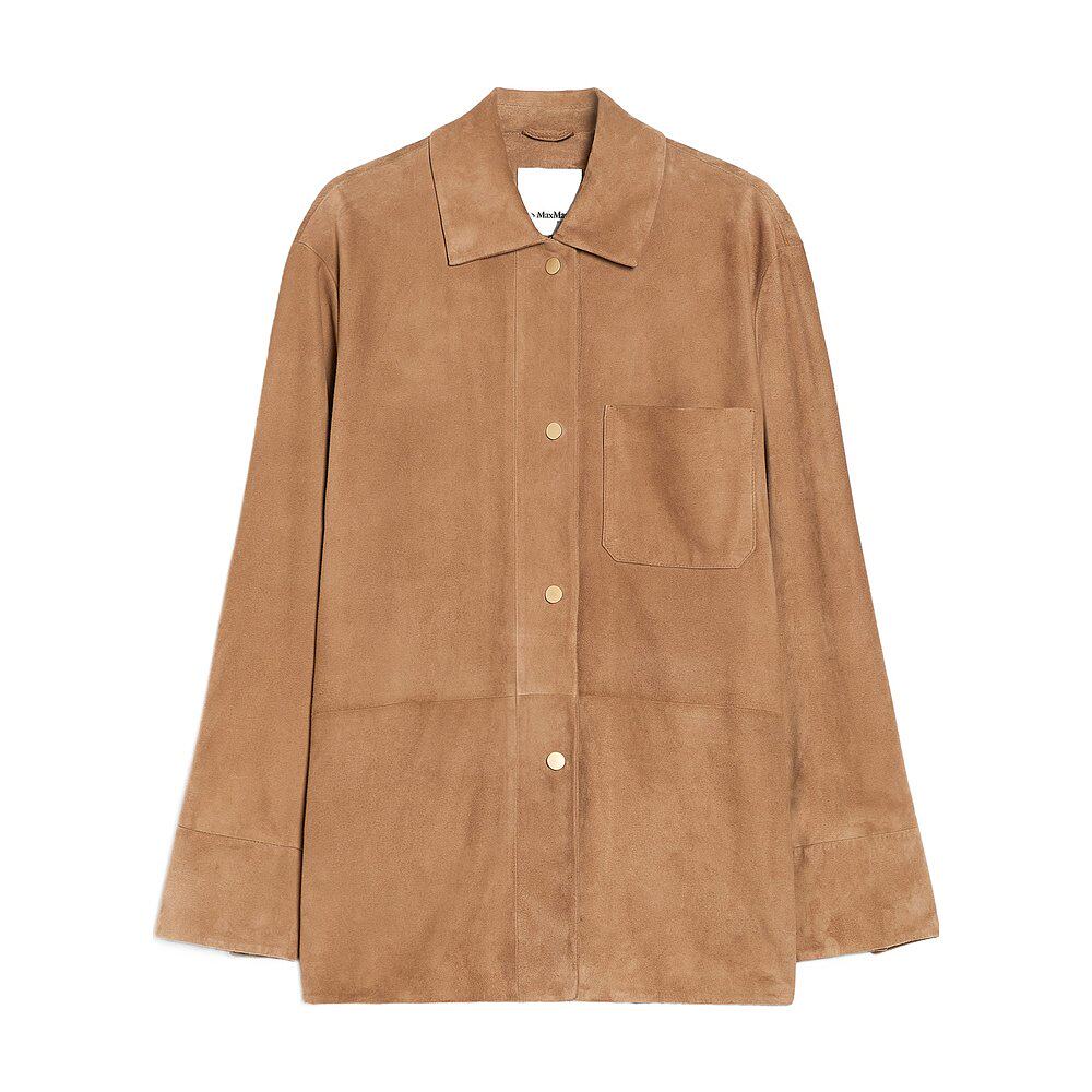 MAX MARA 女士西服 9441025106001 SS2025 花色 长袖皮夹克