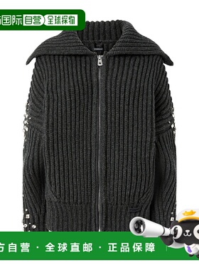 香港直邮PINKO 女士外套 105638A2TRK07 AW2025 黑色 长袖针织开