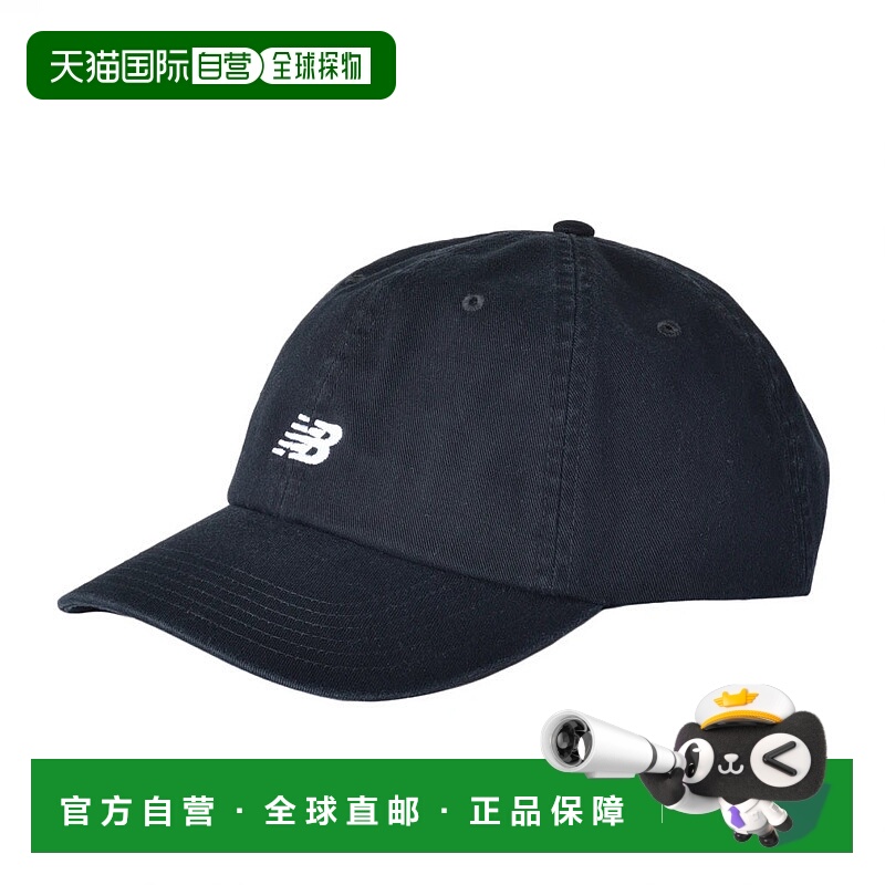 日本直邮new balance-New Balance Cap 6面板经典帽LAH51004 BK帽