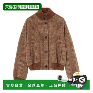 飞行员夹克 Andrea FAP6985立领羊毛牛角扣 Piana 香港直邮Loro