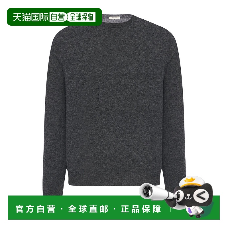 1h可退 香港直邮THE ROW 男士针织毛衣 920Y751AML AW2024 灰色