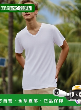 香港直邮DIESEL 男士T恤 A178290LIADE4124 SS2025 白色 短袖T恤