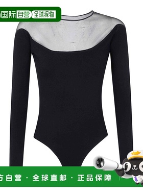 香港直邮MUGLER 女士T恤 25P2BO027711311999 SS2025 黑色