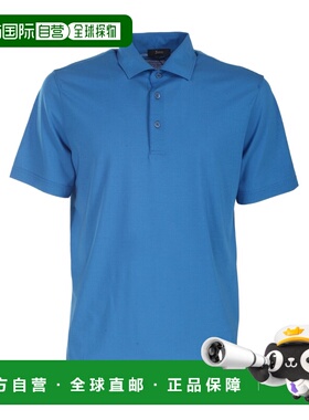 香港直邮HERNO 男士T恤 JPL00115U520059012 SS2026 蓝色