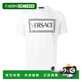 香港直邮Versace 范思哲男装 徽标圆领T恤 A81548A201952A001短袖