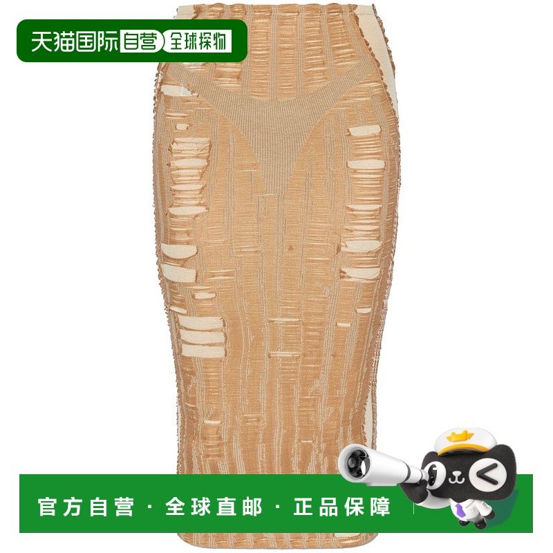 1h可退 香港直邮DIESEL 女士半身裙 A192200BJBI33S SS2025 棕色