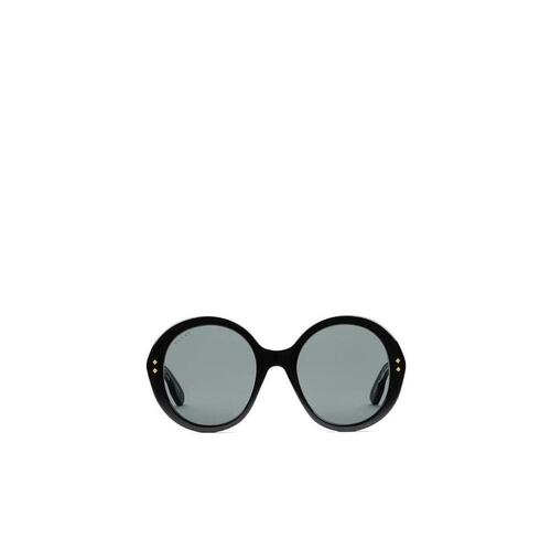 Gucci 黑色圆框太阳镜 691295J0740
