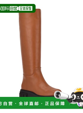 自营 Marc Fisher LTD Malena Boots女式天然皮革拉式平台JOBB762