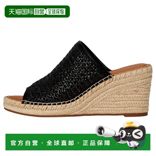 Woven Cabriah Espadrille Wedge Black 自营Lucky Sandal Brand