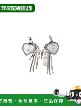 1h可退 日本直邮HYSTERIC GLAMOUR 女士珍珠铆钉不对称耳环 01243