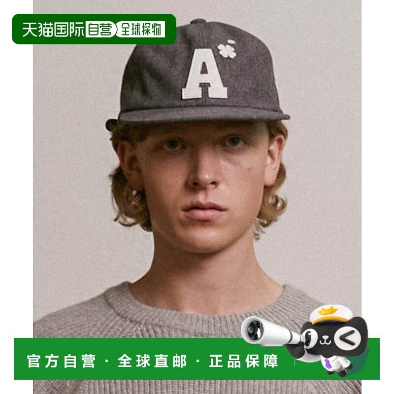 韩国直邮AECA WHITE 男士帽子AWCAFWBBACAST001E7BB A CLOVER CAP
