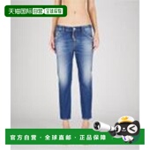 香港直邮DSQUARED2 S72LB0614S30663470直筒裤 女士牛仔裤 SS2025