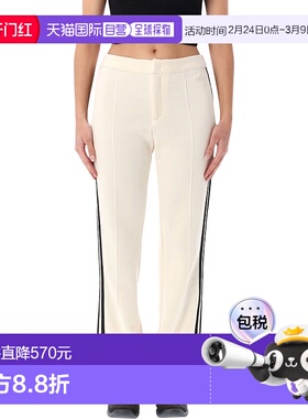 香港直邮adidas 阿迪达斯 女士 x Wales Bonner FT 长运动裤 KD03