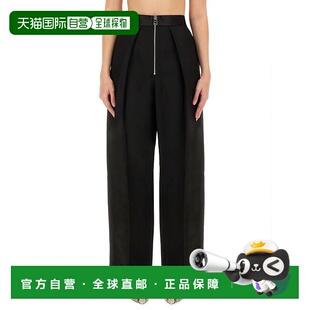 香港直邮KHAITE 女士 海军风长裤 31454092W4092200阔腿裤西装裤