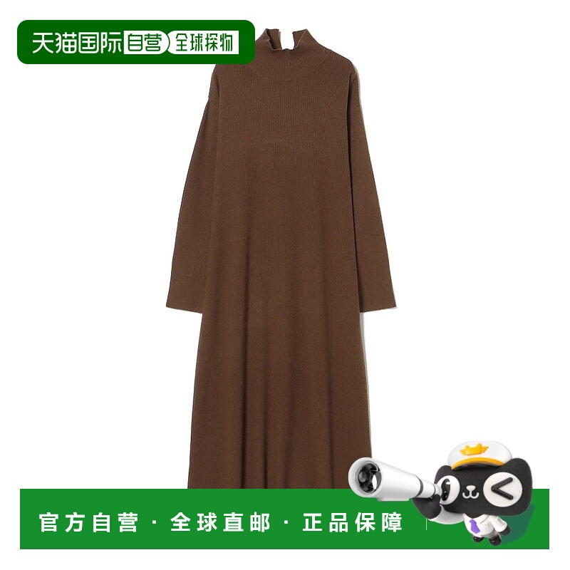 1h可退 日本直邮BEAMS HEART 女装 高领针织连衣裙 肩颈开叉设计