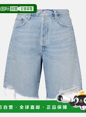 1h可退 香港直邮AGOLDE 女士 Indra 牛仔短裤 blue蓝色 舒适时尚