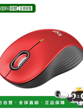 【日本直邮】Logicool罗技 无线鼠标 静音蓝牙 常规型 红色M550MR
