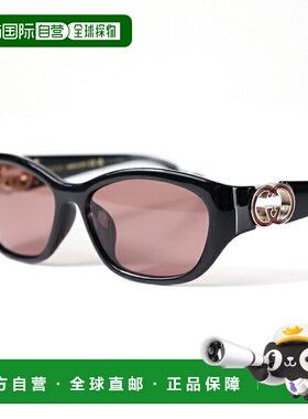 日本直邮GUCCI 太阳镜 GG1826SK 女士椭圆形双 G 防紫外线眼镜