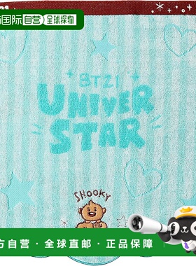 【日本直邮】丸真 擦手巾 BT21 婴儿 SHOOKY 5785008800 34x36cm