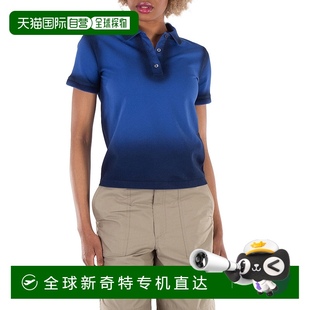 自营 美国奥莱直发 Loewe褪色效果Polo衫 蓝色