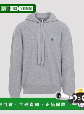 香港直邮LOEWE 男士针织衫 H526Y14KKA5689 AW2025 灰色 长袖连帽