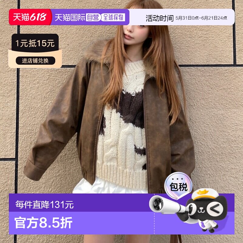 1h可退 日本直邮Ray Cassin 女装 宽松A字 荷叶边层叠短裙 RCN106