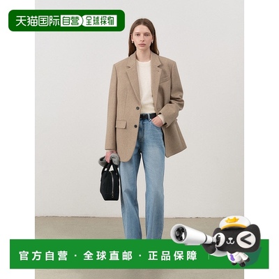 韩国直邮Dunst秋冬24年新品法式复古经典中性风韩版西装外套UDJA4